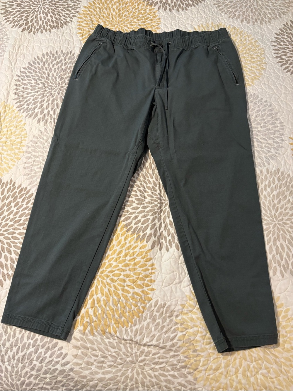 LL Bean Explorer Ripstop Pants Mens Drawstring Stretch Hiking Gorpcore
